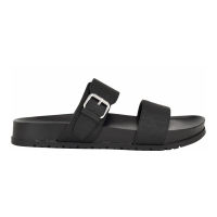 Calvin Klein 'Landesa Double Band Flat Slip-On Sandals' pour Femmes