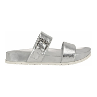 Calvin Klein 'Landesa Double Band Flat Slip-On Sandals' pour Femmes