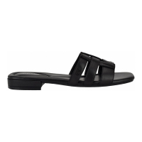 Calvin Klein 'Tessie Slip-On Square Toe Flat Sandals' pour Femmes