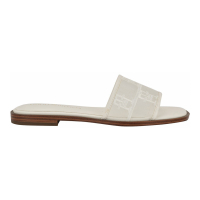 Tommy Hilfiger 'Tesia Mesh Logo Flat Slide Sandals' pour Femmes