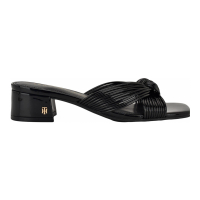 Tommy Hilfiger 'Philie Knotted Crisscross Block Heel Sandals' pour Femmes