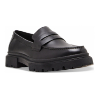 Steve Madden Men's 'Akkron Faux-Leather Lug-Sole Penny Loafers'