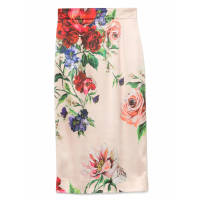 Dolce&Gabbana Women's 'Floral-Print' Midi Skirt