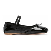 Miu Miu Ballerines 'Logo-Band' pour Femmes
