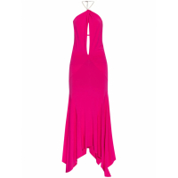 The Attico 'Halterneck Chain-Link Detail' Maxi Kleid für Damen
