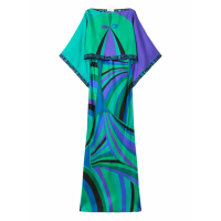 Pucci 'Iride-Print Cape' Maxi Kleid für Damen