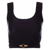 Just Cavalli 'Logo-Plaque' Crop Top für Damen