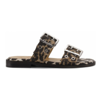 Ganni 'Buckle' Badesandale für Damen