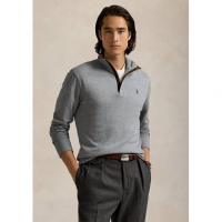Polo Ralph Lauren Men's 'Luxury Jersey Quarter-Zip Pullover'
