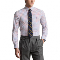 Polo Ralph Lauren Men's 'Classic Fit Plaid Stretch Poplin Shirt'