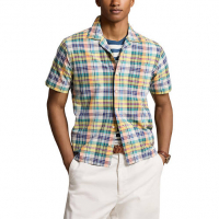 Polo Ralph Lauren Men's 'Classic Fit Plaid Oxford Camp Shirt'