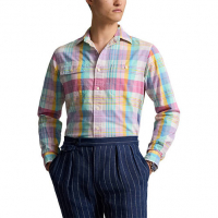 Polo Ralph Lauren Men's 'Classic Fit Plaid Oxford Shirt'