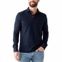 Polo Ralph Lauren Men's 'Custom Slim Fit Herringbone Polo Shirt'