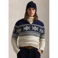 Polo Ralph Lauren Men's 'Fair Isle Fleece Quarter Zip Pullover'