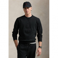 Polo Ralph Lauren Men's 'Leather Pony Double Knit Sweatshirt'