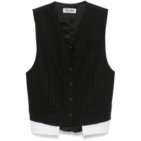 Miu Miu 'Pinstriped Waistcoat' Weste für Damen