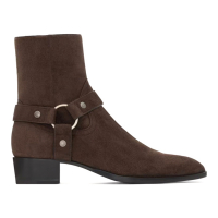 Saint Laurent Men's 'Wyatt Harness' Ankle Boots
