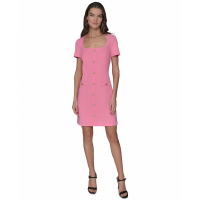 Karl Lagerfeld Paris Robe fourreau 'Flower-Button Square-Neck' pour Femmes