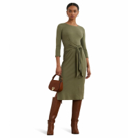 LAUREN Ralph Lauren 'Imalah-Long Sleeve-Day' Midi Kleid für Damen