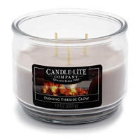 Candle-Lite Bougie 3 mèches 'Evening Fireside Glow' - 283 g