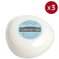 Le Comptoir du Bain Pebble Soap 100 g - Pack of 3