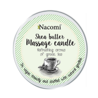 Nacomi Shea butter massage candle - refeshing aroma of green tea - 150 g