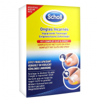 Scholl Eingewachsene Zehennägel  Komplett Set Clips und Spray