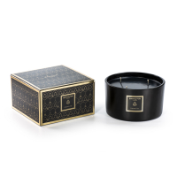 Bahoma London 'Obsidian' 3 Wicks Candle - Caramel Tea 430 g