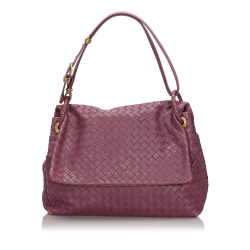 Bottega Veneta Intrecciato Flap Shoulder Bag