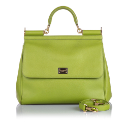 Dolce&Gabbana Leather Miss Sicily Satchel