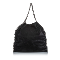 Stella McCartney A Stella McCartney Black Fabric Falabella Tote Italy