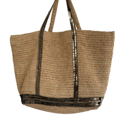 Vanessa Bruno Raffia bag + sequins