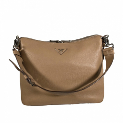 Prada leather shoulder Sesamo bag