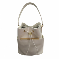 Ted Backer Adrene crosshatch leather bucket bag