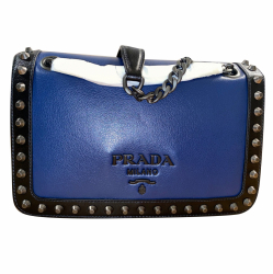 Prada Pattina Shoulder Bag Leather