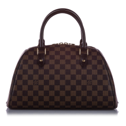 Louis Vuitton B Louis Vuitton Brown Damier Canvas Canvas Damier Ebene Ribera MM Spain