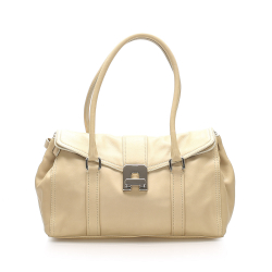 Prada B Prada White Calf Leather Handbag Italy