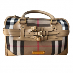 Burberry Bridle House Check Bowling Bag