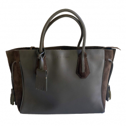 Longchamp Penelope Leather Shoper Tote