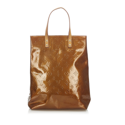 Louis Vuitton B Louis Vuitton Brown Bronze Vernis Leather Leather Vernis Reade MM France