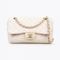 Chanel Boucle' Classic Medium Single Flap Bag