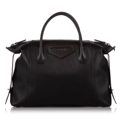 Givenchy B Givenchy Black Calf Leather Large Soft Antigona Satchel ITALY