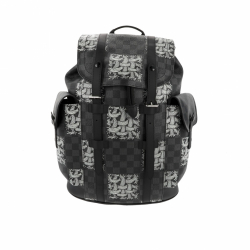 Louis Vuitton Christopher Backpack Limited Edition Nemeth Damier Graphite  PM Black 220202203