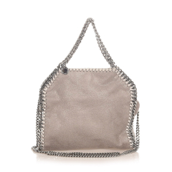 Stella McCartney AB Stella McCartney Gray Fabric Falabella Fold-Over Satchel Switzerland