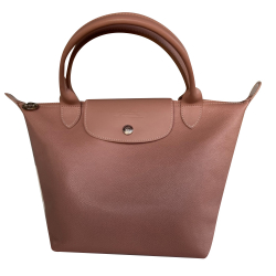 Longchamp Light dusty pink leather hand bag