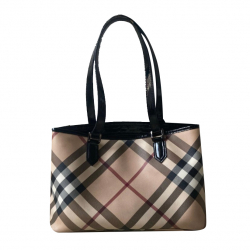 Burberry Nova Check Shopping Tote