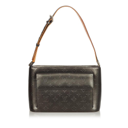 Louis Vuitton B Louis Vuitton Black Calf Leather Monogram Glace Alston Spain