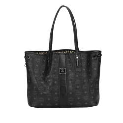 MCM B MCM Black Calf Leather Visetos Reversible Liz Tote Bag Germany