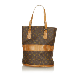 Louis Vuitton B Louis Vuitton Brown Monogram Canvas Canvas Vintage Monogram Bucket France