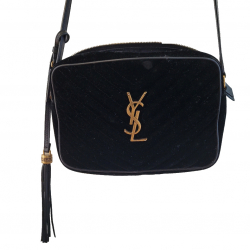 Yves Saint Laurent Lou camera velvet quilted